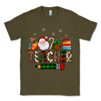 Army Green teacher Christmas Classic Tee - JahusDesignShop