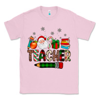 Bubblegum Pink teacher Christmas Classic Tee - JahusDesignShop