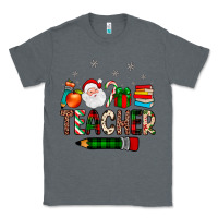 Charcoal Heather teacher Christmas Classic Tee - JahusDesignShop