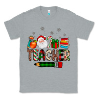 Heather Grey teacher Christmas Classic Tee - JahusDesignShop