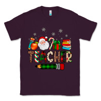 Plum teacher Christmas Classic Tee - JahusDesignShop