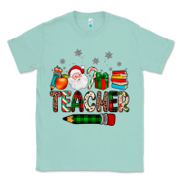 Seafoam teacher Christmas Classic Tee - JahusDesignShop