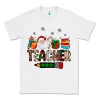 White teacher Christmas Classic Tee - JahusDesignShop