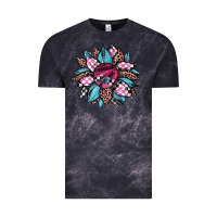 Cloud Black race leopard sunflower Vintage Tee - JahusDesignShop