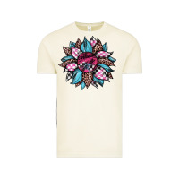 Vintage Arctic race leopard sunflower Vintage Tee - JahusDesignShop