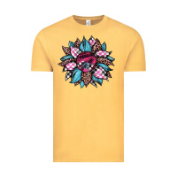 Vintage Mustard race leopard sunflower Vintage Tee - JahusDesignShop