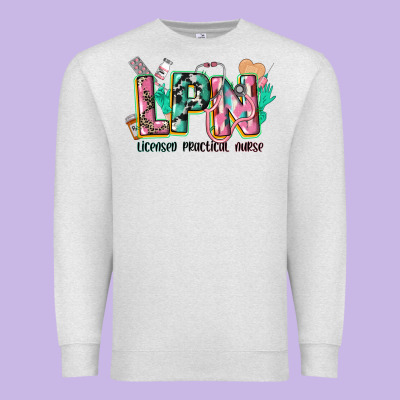 Licensed Practical Nurse Premium Sweatshirt Designed By Cowgirlartshop