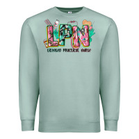 Seafoam licensed practical nurse Premium Sweatshirt - CowGirlArtShop