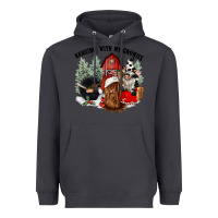 Smoke hanging with my gnomies Heavyweight Hoodie - CowGirlArtShop