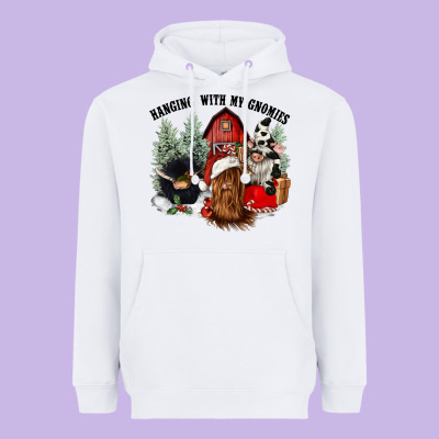 Hanging With My Gnomies Heavyweight Hoodie Designed By Cowgirlartshop