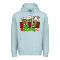 Blue Mist nurse claus christmas Premium Hoodie - CowGirlArtShop