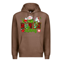 Chestnut nurse claus christmas Premium Hoodie - CowGirlArtShop