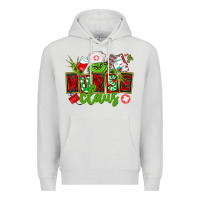 Dove Grey nurse claus christmas Premium Hoodie - CowGirlArtShop