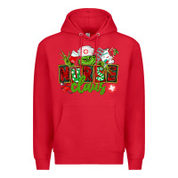 Red nurse claus christmas Premium Hoodie - CowGirlArtShop