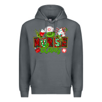 Rock nurse claus christmas Premium Hoodie - CowGirlArtShop