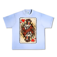 Grape Ice queen of hearts cowgirl Urban Heavy Tee - NancyCooperArtShop