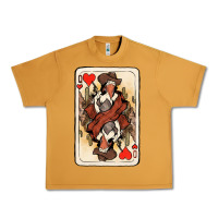 Peanut Butter queen of hearts cowgirl Urban Heavy Tee - NancyCooperArtShop