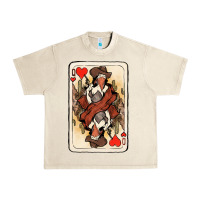 Sandshell queen of hearts cowgirl Urban Heavy Tee - NancyCooperArtShop