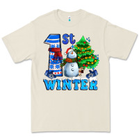 Bone first winter with snowman Premium Tee - AdoDesignShop