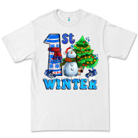 White first winter with snowman Premium Tee - AdoDesignShop