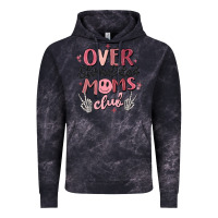 Cloud Black over stimulated moms club Vintage Hoodie - MaliasSmallBusiness