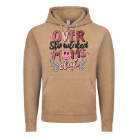 Over Stimulated Moms Club Vintage Hoodie | Teevron