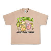Burro tequila cheaper than therapy Urban Heavy Tee - MaliasSmallBusiness