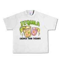 Lunar Rock tequila cheaper than therapy Urban Heavy Tee - MaliasSmallBusiness