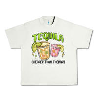 Pistachio tequila cheaper than therapy Urban Heavy Tee - MaliasSmallBusiness