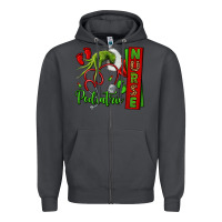Smoke Christmas Character Zipper Hoodie - NancyCooperArtShop