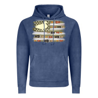 Vintage Denim duck hunter flag Vintage Hoodie - MaliasSmallBusiness