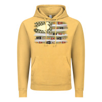 Vintage Mustard duck hunter flag Vintage Hoodie - MaliasSmallBusiness