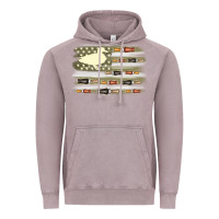 Vintage Zinc duck hunter flag Vintage Hoodie - MaliasSmallBusiness