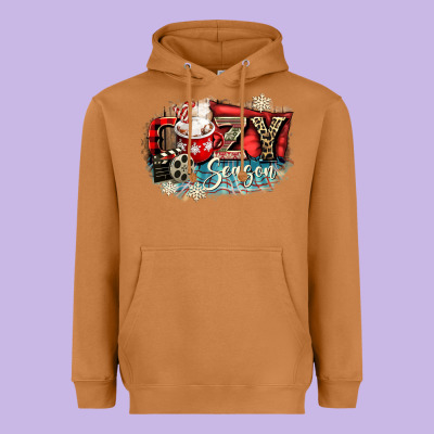 Cozy Season Heavyweight Hoodie Designed By Cowgirlartshop
