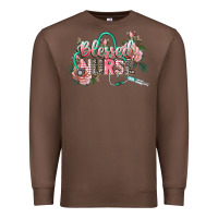 Chestnut Blessed Nurse Premium Sweatshirt - CowGirlArtShop