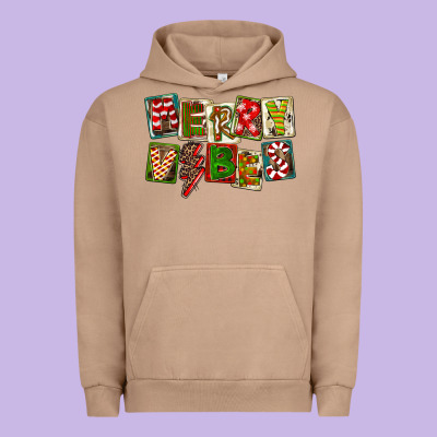 Merry Vibes Urban Hoodie Designed By Fadigitalartstudio