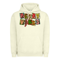 Pigment Pistachio Merry Vibes Urban Hoodie - FaDigitalArtStudio