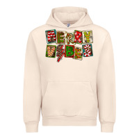 Sandshell Merry Vibes Urban Hoodie - FaDigitalArtStudio