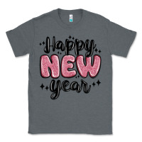 Charcoal Heather happy new year Classic Tee - MaliasSmallBusiness