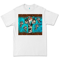 Bull Skull Cross Tumbler Premium Tee | Teevron