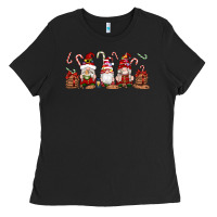 Black Christmas Gnomes Ladies Tee - Artiststas