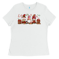 White Christmas Gnomes Ladies Tee - Artiststas