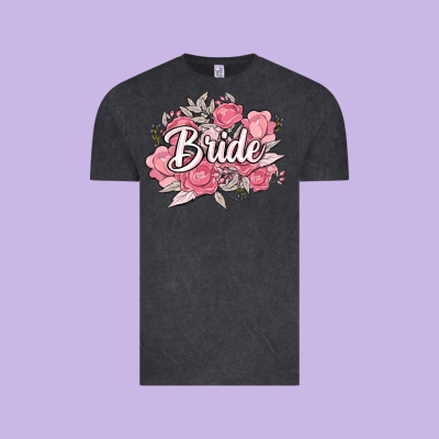 Bride Vintage Tee Designed By Maliassmallbusiness