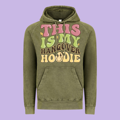 This Is My Hangover Vintage Hoodie Designed By Maliassmallbusiness