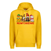 Lemon meowy christmas Premium Hoodie - CowGirlArtShop