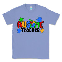 Colony Blue ausome teacher Classic Tee - MaliasSmallBusiness