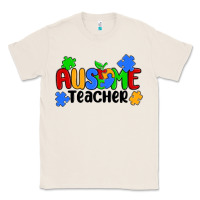 Natural ausome teacher Classic Tee - MaliasSmallBusiness