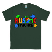 Sports Green ausome teacher Classic Tee - MaliasSmallBusiness