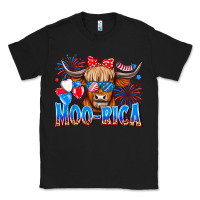 Black moo rica Classic Tee - CowhideDigitalArt