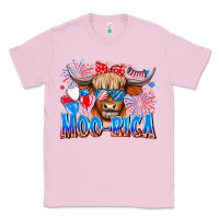 Bubblegum Pink moo rica Classic Tee - CowhideDigitalArt